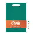 Linoroso Flexible Kitchen Cutting Board - Made from BPA Free Material - Cutting Mark Prevention, 10x14 Inches, Non-Slip Design - Easy-Care Kitchen Essential, Green - color: Green