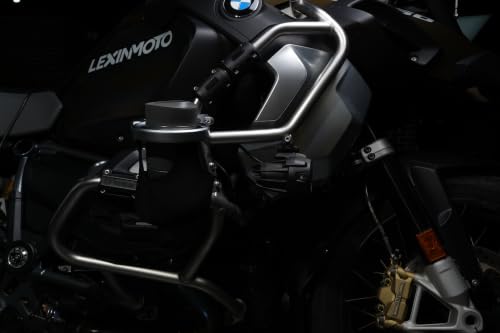 LEXIN C4 Extra Large Motorcycle Cup Holder, 32oz, 360° Swivel Mount, Chrome - color: C4-Chrome