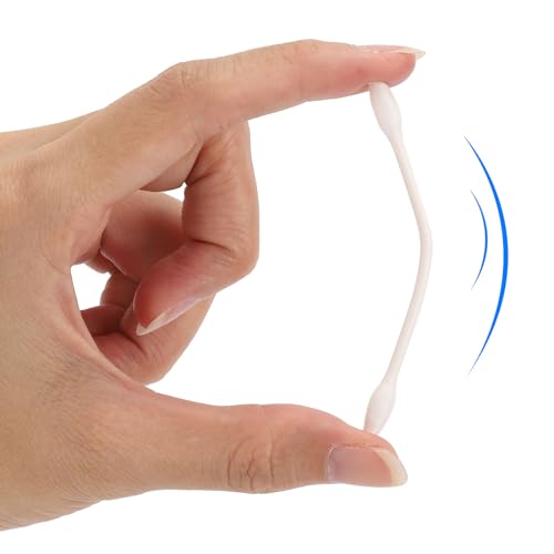 800 Count Precision Tips Cotton Swabs 3" Double Pointed Tip Ear Swabs with Paper Sticks Cotton Buds Cotton Tipped Applicators - size: 800 Count (Pack of 1)