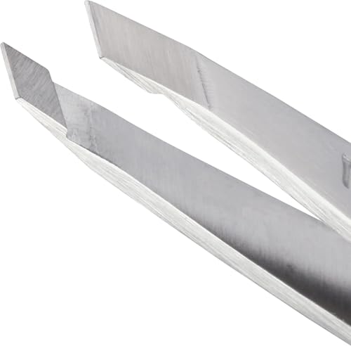 Tweezerman Mini Slant Tweezer – Tweezerman Tweezers for Eyebrows Classic - color: Stainless Steel, Green Tea, Apple, Blooming Lilac, Lavender, Flamingo Pink, Rose Gold