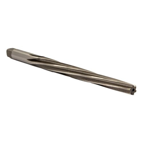 Drill America DWRRTPS3 #3 High Speed Steel Spiral Flute Taper Pin Reamer, DWR Series