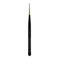 Princeton Mini-Detailer Round Brush, Synthetic, Short Handle, Size 2/0 inch, 1 Count - color: Black, size: 2/0