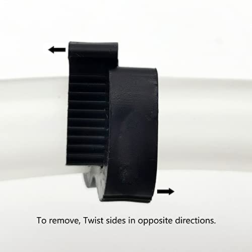 Double Gripping Nylon Hose Clamps, Snap Grip Nylon Plastic Hose Clamps (9.0-9.9mm (3/8inch), 20pack) - size: 9.0-9.9mm (3/8inch), 20 pack