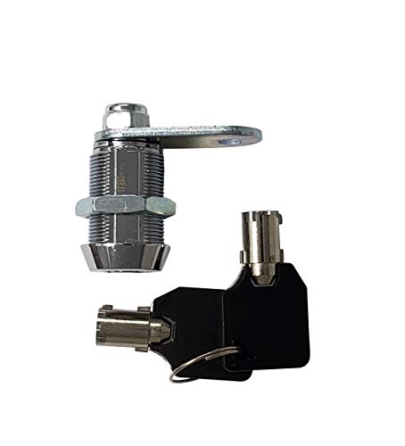 1" Tubular Cam Lock (90° Chrome, 2-Pack) RV Toolbox Cabinet Replacement - color: Chrome Pack of 2, size: 1 Inch 90°