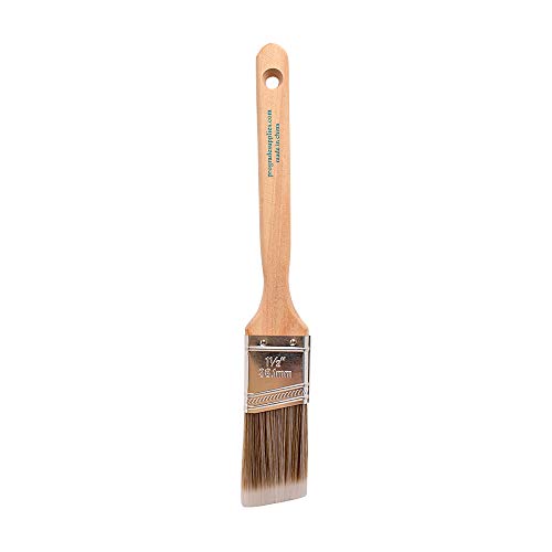 Pro Grade Paint Brushes, 1.5 Inch Angle Paint Brush, Walls & Trim, 12 Pack - size: 12Ea 1.5A