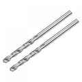 uxcell Solid Carbide Drill Bits, 2.4mm C2/K20 Tungsten Carbide Jobber Drill Bits Straight Shank Drilling Tool for Stainless Steel Aluminum Iron Metal Plastic 2pcs - size: 2.4mm