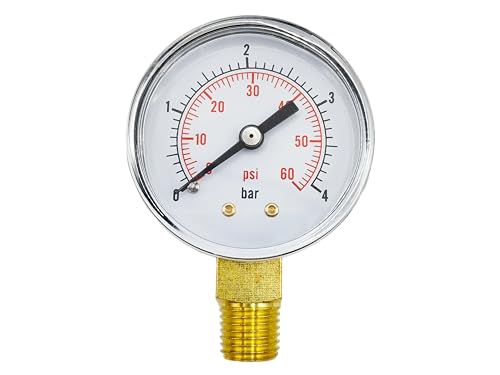 ECX270861 Boxed Pressure Gauge 0-60 PSI Replacement for S220T S244T S140T S144T Select Hay-Ward Sand and D.E. Filter