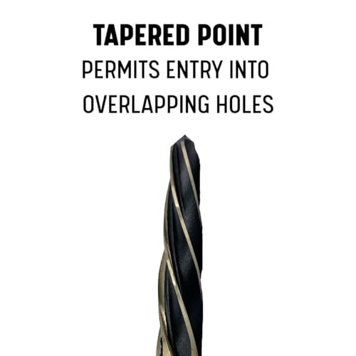 Drill America 11/16" Hex Shank Black and Gold Long Bridge/Construction Reamer, KFD Series - size: 11/16", style: Extra Long