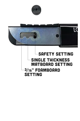 Authentic Logan 500 Mat Knife Board and Foamboard.Straight Cutter for Picture Framing.