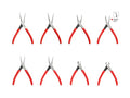 TEKTON Mini Pliers Set, 8-Piece | PMN99908 - size: 8-Piece