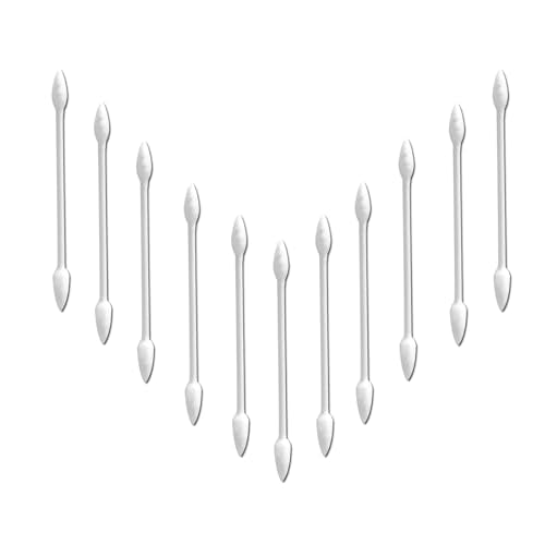 Double Precision Tips cotton swabs with Paper Stick, 600pcs - size: 600pcs（Pack of 2）