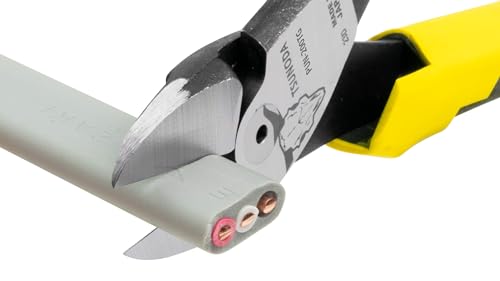 Tsunoda PUN-200TG, High-Leverage Sharp Edged Cutting Pliers 8-inches (200mm) - size: 200mm, style: TG Model