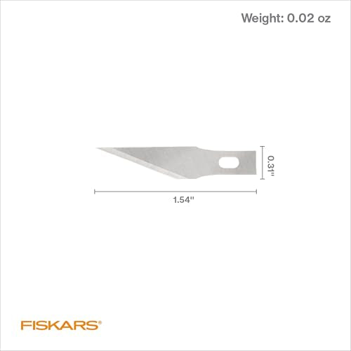Fiskars Standard Replacement Blades for Utility Craft Knife, #11, 5-Pack - size: #11 Blades - 5 Pack