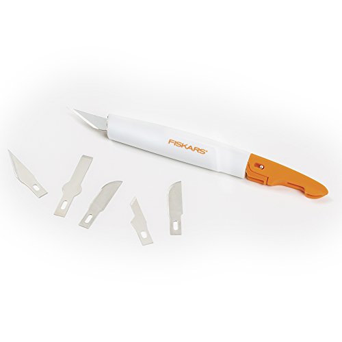 Fiskars Easy Change Precision Craft and Utility Knife Set with 12 Blades - style: 13-Piece Set