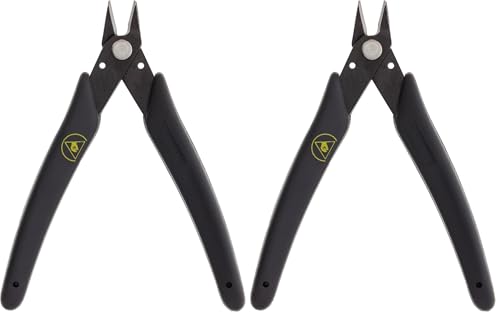 Xuron - 170-IIAS Micro-Shear® Flush Cutter - ESD Safe Grips (Pack of 2) - size: 1 Count (Pack of 2)