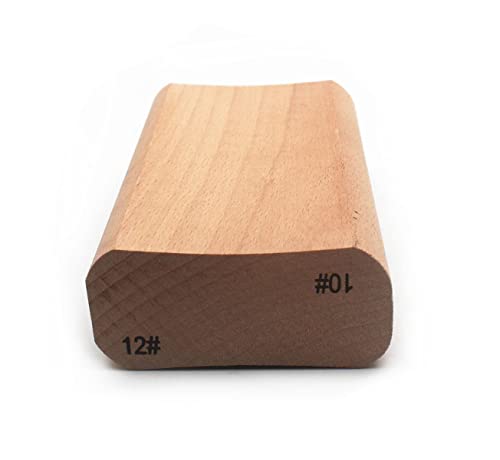 2-Way Fingerboard Radius Sanding Blocks for Guitar Bass Fret Leveling Luthier Tools (10" / 12" Radius) - color: 10" / 12" Radius