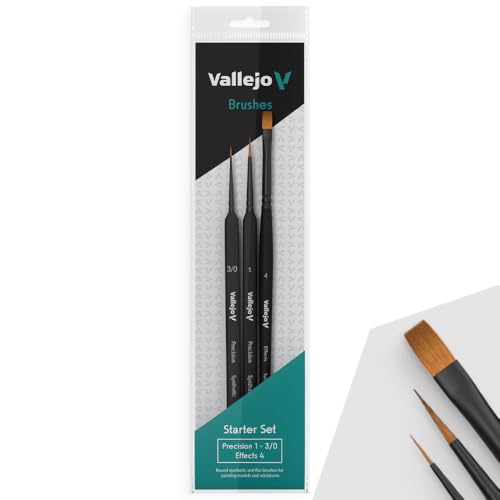 Vallejo - Starter Set, Flagged Synthetic Bristles - color: Starter Set