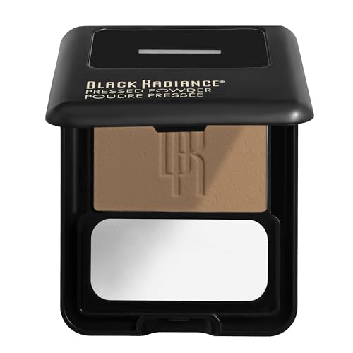 Black Radiance Pressed Powder, Pigment-Rich Matte Finish for Light Skin Tones, Oil-Absorbing Compact with Mirror & Sponge - French Toast - color: French Toast, size: 0.16 Ounce (Pack of 1)