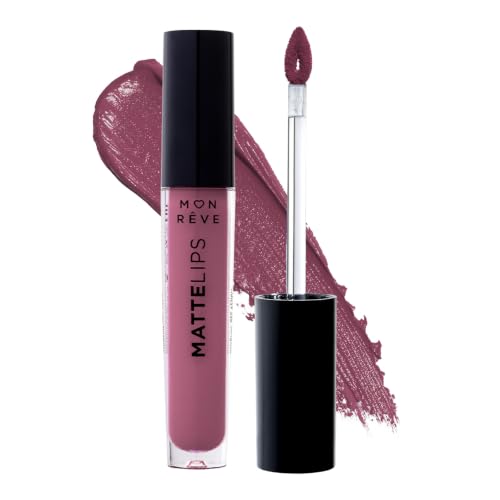 MON RÊVE Matte Lipstick, Long-Lasting Moisturizing, 26 Dragon Fruit - color: No 26