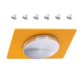 Metal Rotating Tray with 6 PCS Magnetic Threaded Base Special for Model Spraying, Suitable All-Metal Model Holder Clips, PMKJ033 B (Clips not Included) - size: Stainless turntable