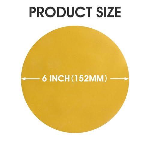 CowboyBOB 100 PCS PSA Sanding Discs 6 Inch 320 Grit Sticky-Back Sandpaper - style: 100PCS 320Grit