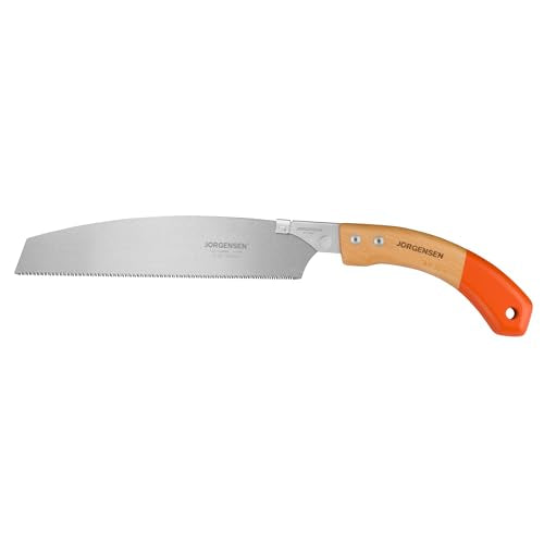 JORGENSEN KATABA 10-3/8 Inch Japanese Pull Saw with Curved Handle