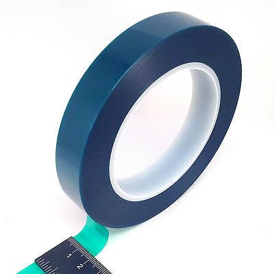 High Temp Masking Supply 3/4" x 72 Yards 400ºF Green Polyester PET Tape - size: 3/4" Wide X 72 Yards Long