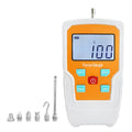 Digital Force Gauge Push and Pull Meter Dynamometer Tension Pressure Tester Thrust Meter Compression Load Plug Force Destructive Tests 100N/10kg/22lbf/360Oz - size: 22LB 100N