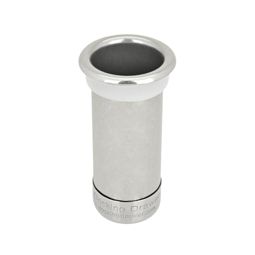 Docking Drawer 2" Stainless Steel Canister for Hot Tools, Capped Design - size: 2.0"