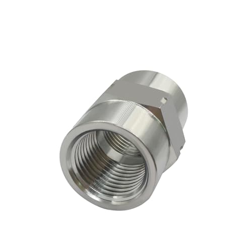 Beduan 304SS Coupling Adapter 1/2 Female x 1/2 NPT Female Hex Coupler 2PCS - size: 1/2 to 1/2 FPT(I.D x I.D:3/4" x 3/4" )