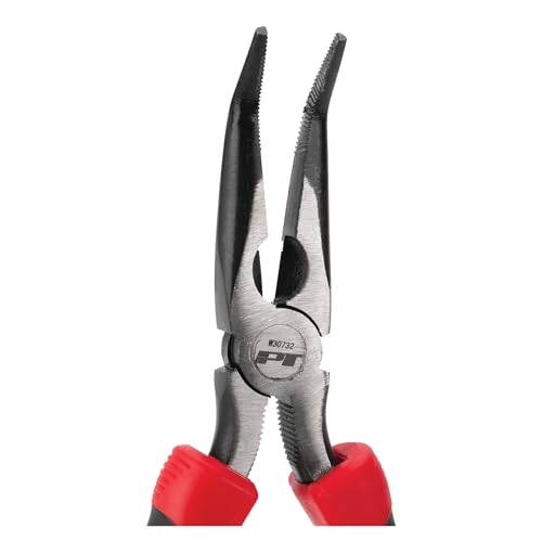 Performance Tool W30732 6 in. Curved Long Nose Pliers - size: 6" Curved Long Nose Pliers