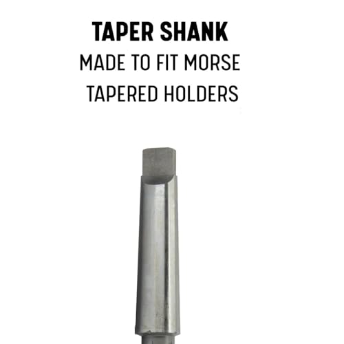 Drill America 1-9/16" High Speed Steel 4MT Spiral Flute Bridge Reamer, DWR Series - size: 1-9/16"