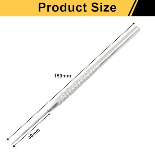 Aoserge Pottery Needle Tool, 12 PCS, Stainless Steel Clay Sculpting