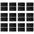 Laser Engraving Blank ABS Double Color Plastic Sheet (Black) - color: Black