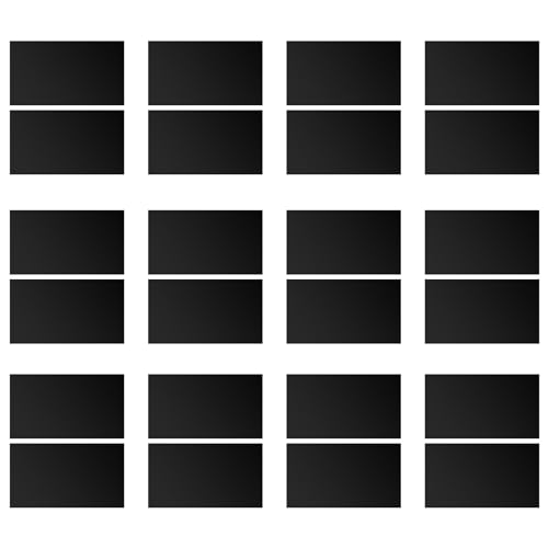 Laser Engraving Blank ABS Double Color Plastic Sheet (Black) - color: Black