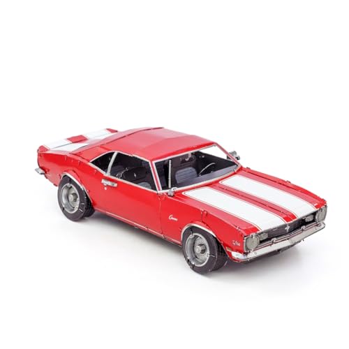 Fascinations Metal Earth 1968 Chevy Camaro Z/28 Metal Model Kit Bundle with Tweezers
