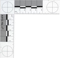 Crime Scene Photomacrographic Scale (No.2-Metric) - size: 1 m