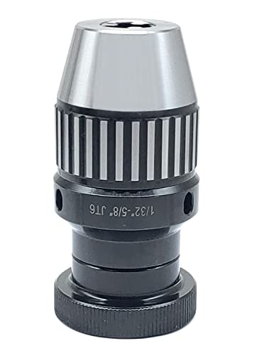 Accusize Industrial Tools Precision Keyless Drill Chuck, 1/32-5/8 in, 6JT - size: 1/32-5/8", 6JT