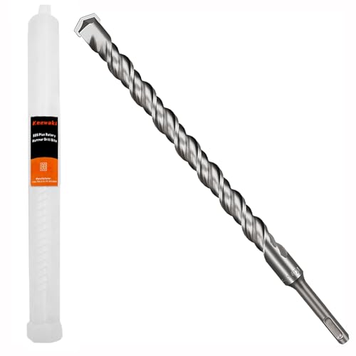5/8"(16mm) x 12" SDS Plus Hammer Drill Bit, 2-Cutter Masonry - size: 5/8"（16mm） x 12"）