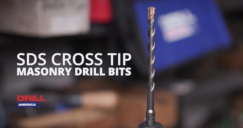 Drill America 1/2" X 39" PRO Series SDS-Plus 4-Cut Tip Hammer Bit Drill Bit - size: 1/2 in, style: 39"