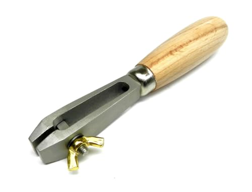 JTS Hand Vise Smooth Jaw Wood Handle 6"