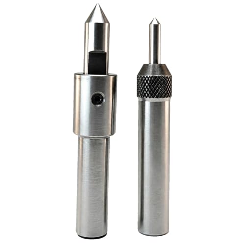 MachEl Spring Center Tap Guide Tool Set of 2, Hardened Steel, 1/2" Shank