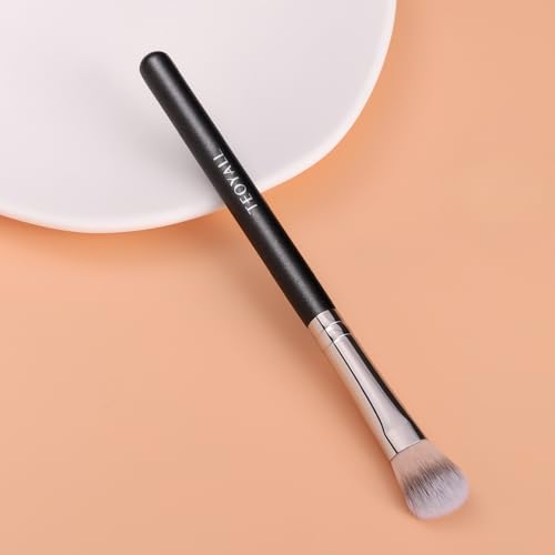 TEOYALL Highlighter Brush, Small Plush Fluflly Under Eye Setting Brush - style: Small Blush
