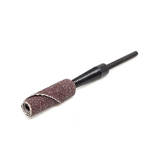 Benchmark Abrasives Aluminum Oxide Straight Sanding Cartridge Rolls for Blending Deburring Polishing Sanding Metals, Rotary Sander - Die Grinder Abrasives (10 Pack)(1/4" x 1", 120 Grit) - size: 1/4" x 1", style: 120 Grit