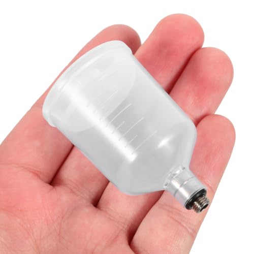 DIYEAH Airbrush Paint Cup Replacement 20cc Transparent Plastic Cup - size: 5.70X3.5X3.50CM