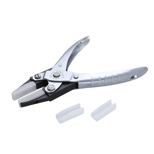 The Beadsmith Parallel Pliers With Double Nylon Flat Nose Jaws - style: Nylon Flat Nose - 140mm