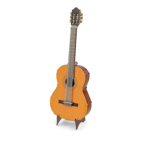 Fascinations Metal Earth Classical Guitar 3D Metal Model Kit Bundle with Tweezers