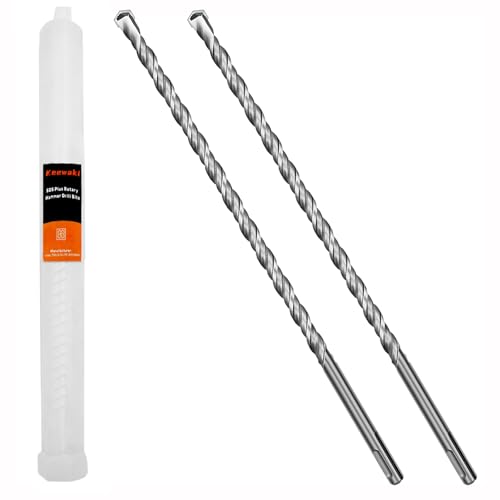 5/16" x 12 "SDS Plus Rotary Hammer Drill Bit Set, 2-Cutter 2-Piece - size: 5/16" x 12 "
