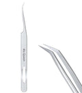 Ms.Queen Lash Tweezers for Eyelash Extensions,Professional Fine Tip 45 Degree Lash Tweezers for Volume Lash Extensions - style: 45 Degree Tweezers