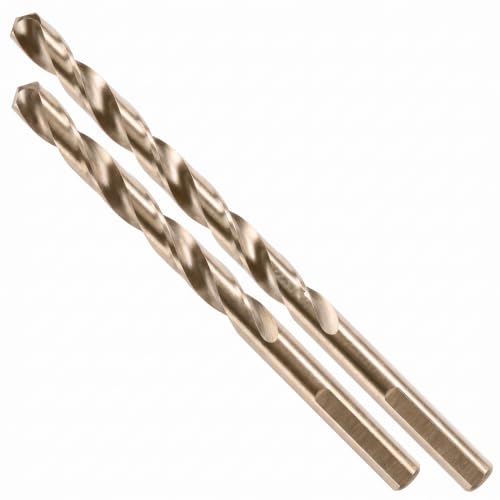 BOSCH CO2141B 7/32 in. x 3-3/4 in. Cobalt M42 Drill Bit (Pack of 2) - size: 7/32 x 3-3/4 in. (Pack of 2)